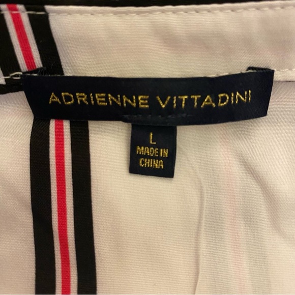 Adrienne Vittadini Women's Long Sleeves Button Up Top Roll Tab Sleeve Size L NWT - Picture 12 of 15